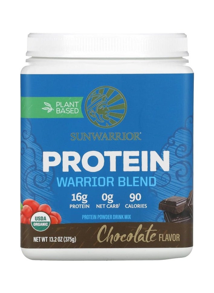 Sunwarrior - Sunwarrior Warrior Blend Protein Chocolate 13.2 oz (375 g) - Image 1