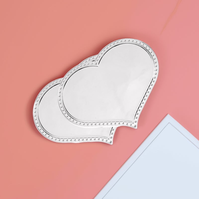 💄 ملصقات مرايا صغيرة على شكل قلب للمشاوير والرحلات وألعاب الأطفال - Image 3