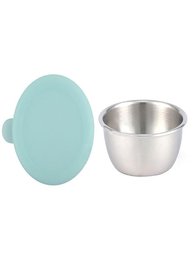 ccHuDE 3 Sets Salad Dressing to Go Containers Reusable Small Condiment Cups Stainless Steel Dipping Sauce Cups Reusable Sauce Containers with Lids - Image 4