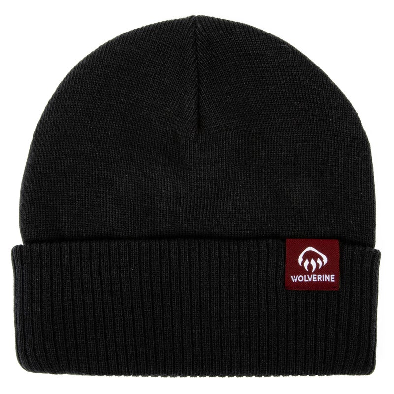WOLVERINE Performance Work Beanie | Unisex | Durable | Rugged | Warm | Outdoor | Adventures | One Size, Cuffed Knit - Black - Image 1