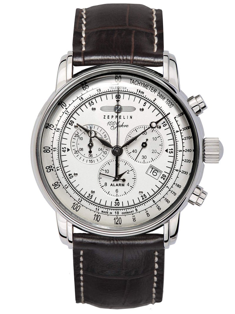 Zeppelin 100 Years of ED. 1 Analog Silver Dial Men's Watch-76801 - Image 1