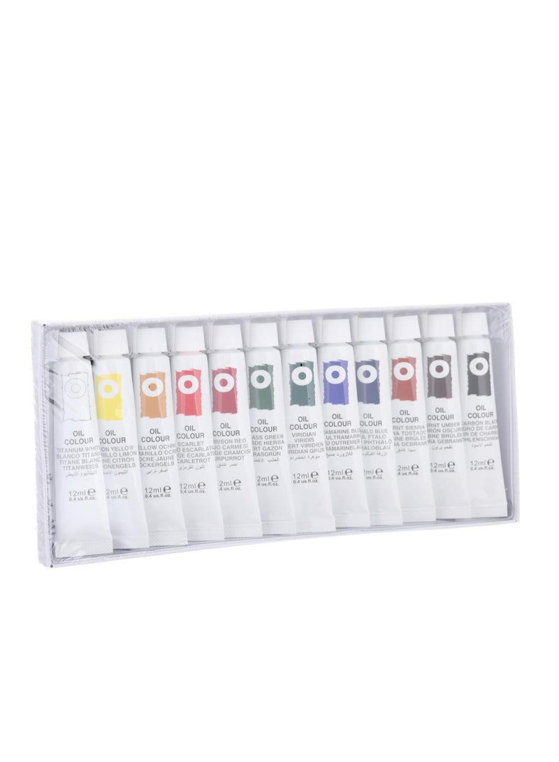 آرت رينجرز Art Rangers Pack Of 12 Tubes  Oil Colour Tubes 12 ml - No:EO1212C-3 - Image 2