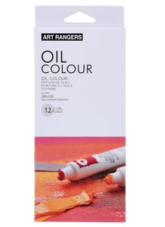 ART RANGERS Art Rangers Pack Of 12 Tubes  Oil Colour Tubes 12 ml - No:EO1212C-3  - Image 1