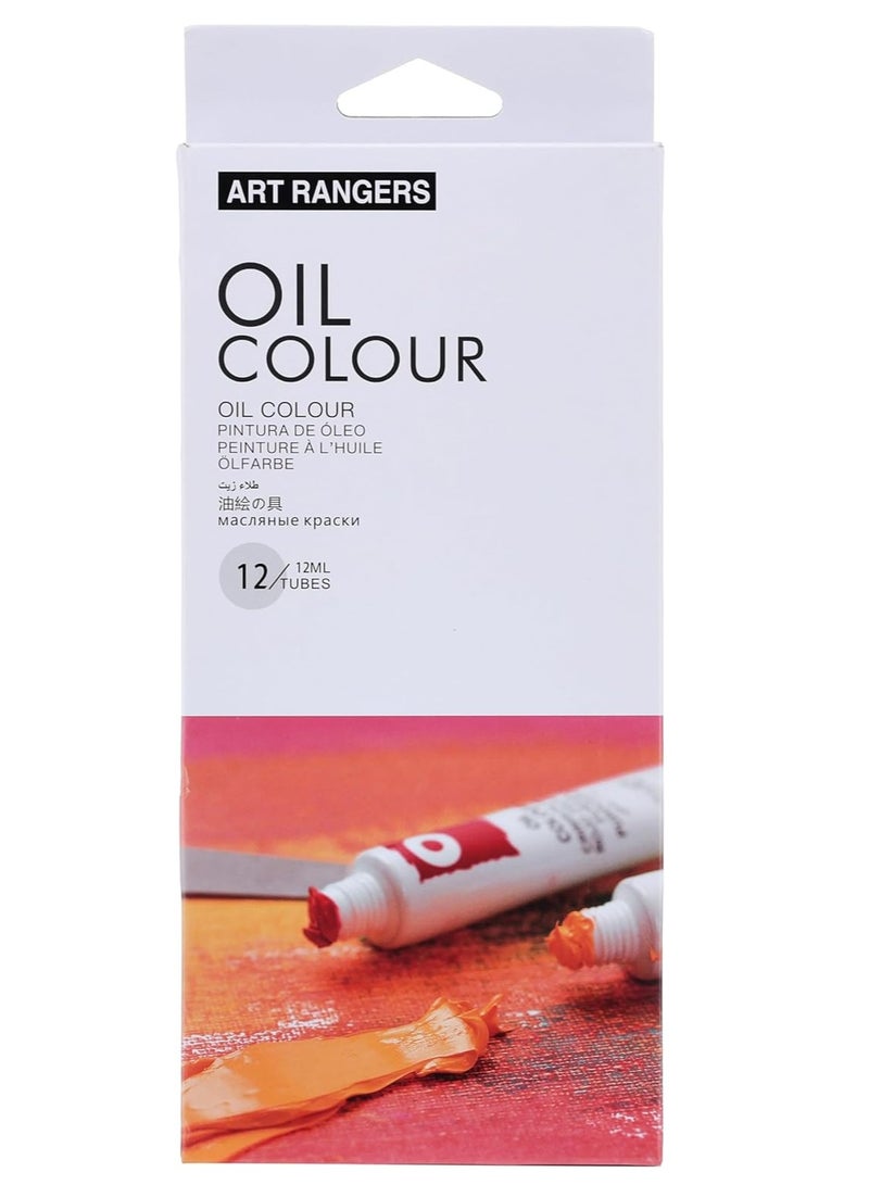 آرت رينجرز Art Rangers Pack Of 12 Tubes  Oil Colour Tubes 12 ml - No:EO1212C-3 - Image 1