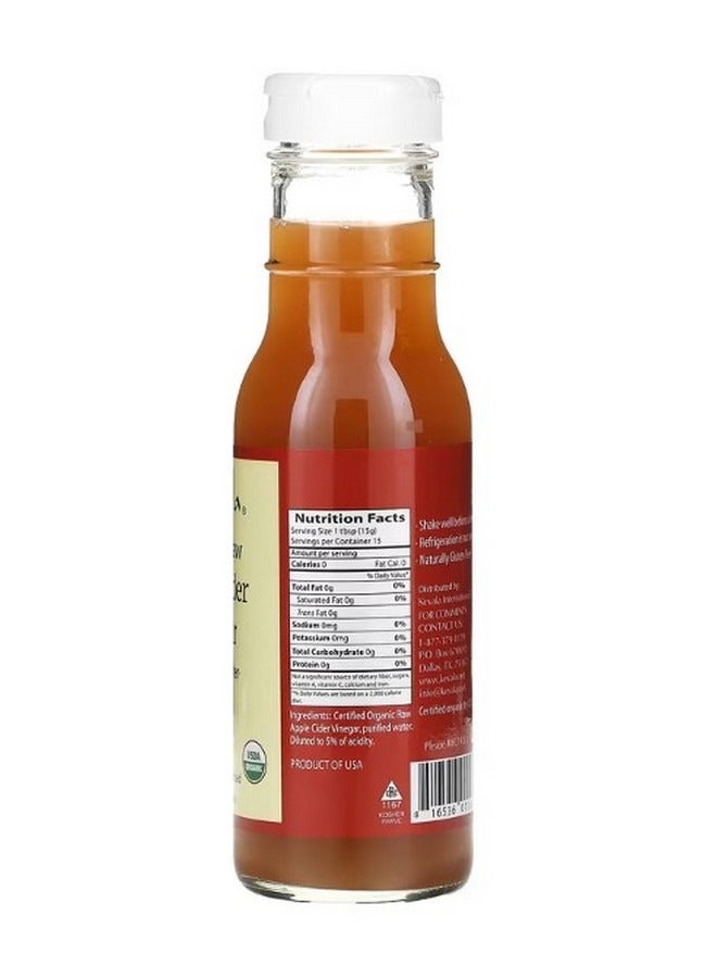 Kevala Organic Raw Apple Cider Vinegar With The Mother 8 fl oz 236 ml - Image 2