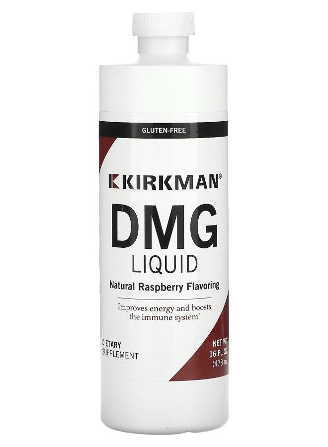 Kirkman Labs DMG Liquid Natural Raspberry 16 fl oz (473 ml)