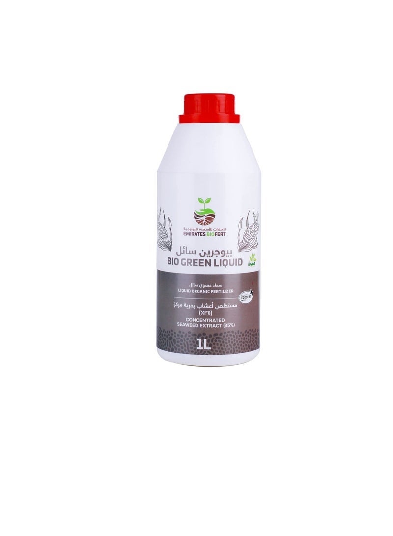 Emirates Emirates Biofert Bio Green Concentrated Seaweed Extract Liquid Organic Fertilizer 1L  - Image 1