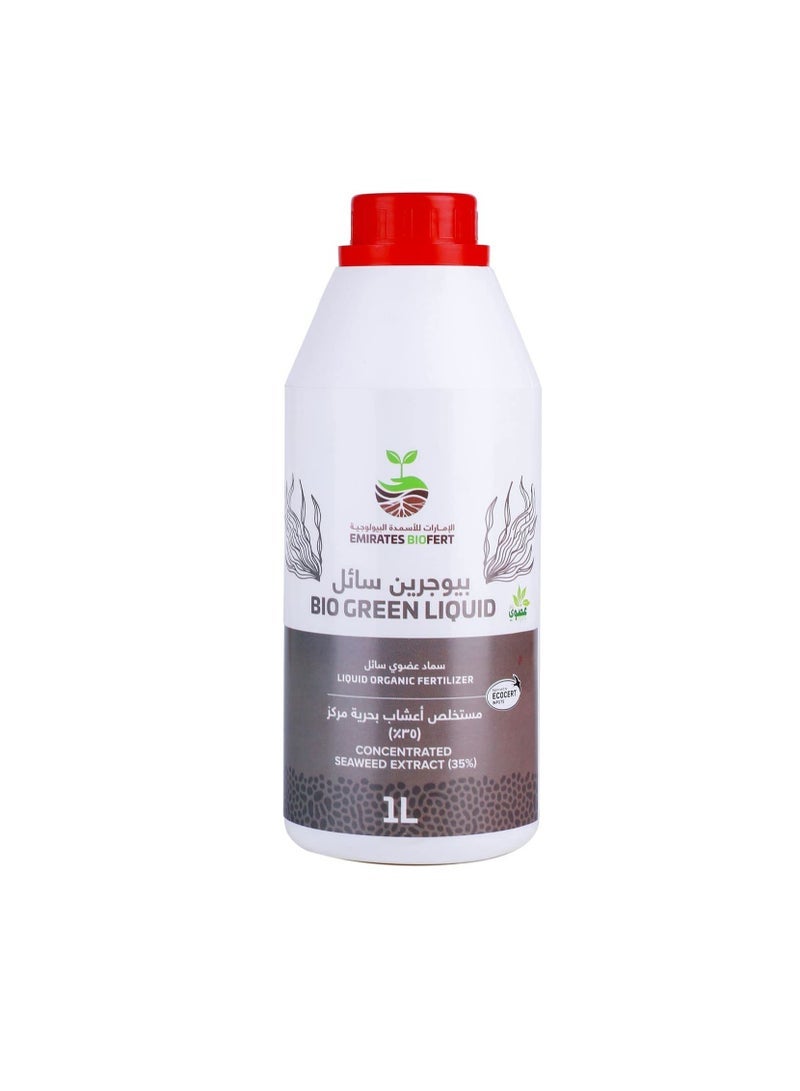 Emirates Emirates Biofert Bio Green Concentrated Seaweed Extract Liquid Organic Fertilizer 1L  - Image 2