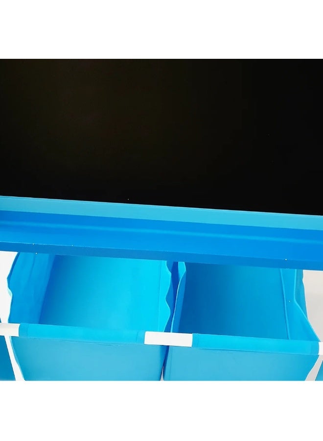 Factory Price - 2 Sided Wooden Easel Board with Accessories & Storage Bin - Image 5