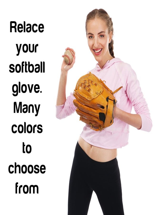 TeeLiy Softball and Baseball Glove Lace Kit - Mitt Leather Lacing Repair in Baseball Gloves - Deluxe Relacing - 2 Leather Laces and 1 Needle (Tan) - Image 4