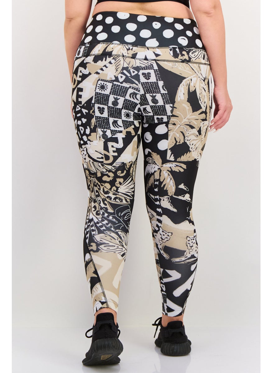 Adidas Adidas x Farm Rio Women Plus Size Training Tights,Multicolor  - Image 3