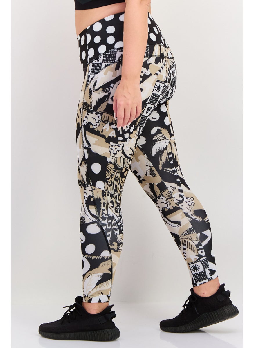 Adidas Adidas x Farm Rio Women Plus Size Training Tights,Multicolor  - Image 4