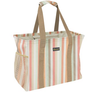 BALEINE Extra Large Utility Tote Bag with Wire Frame for Storage Color Strip 165x14x10 - pzsku/Z561EB2B7224E8D82F841Z/45/1752047969/665347a4-30fe-43aa-bd9e-3de4b68736da
