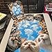 PICKFORU Funny Cats Puzzles for Adults 1000 Pieces Cute Cat Watching Jigsaw Puzzles Impossible Hard Unique Animal Puzzle - Image 4