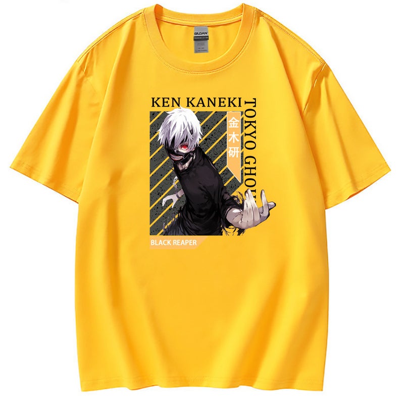 2021 New Animation Tokyo Tokyo Ghoul Fashion Casual Short-Sleeved T-Shirt For Men And Women - Image 3