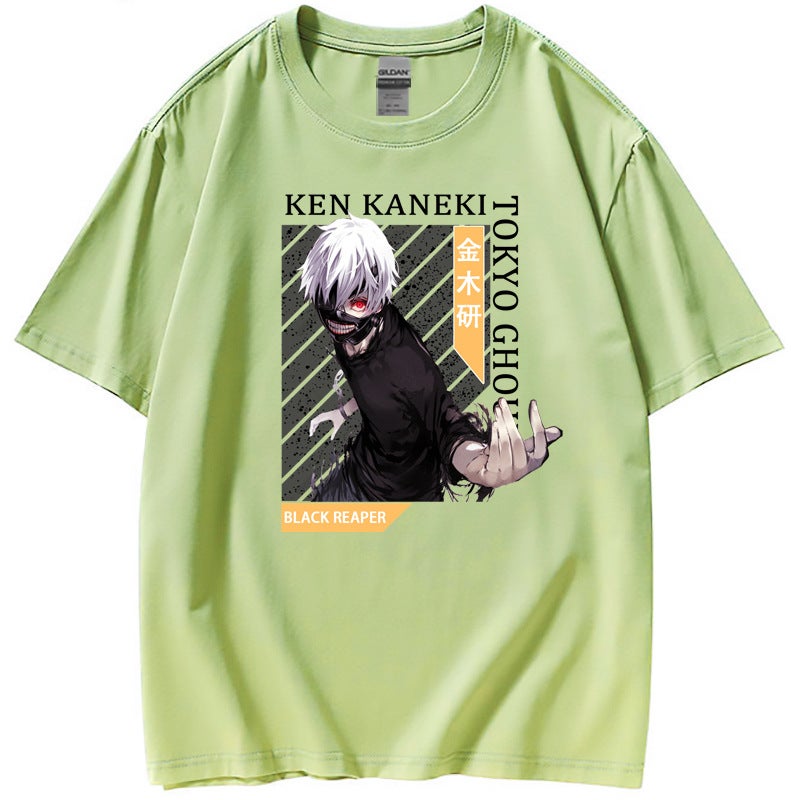2021 New Animation Tokyo Tokyo Ghoul Fashion Casual Short-Sleeved T-Shirt For Men And Women - Image 1
