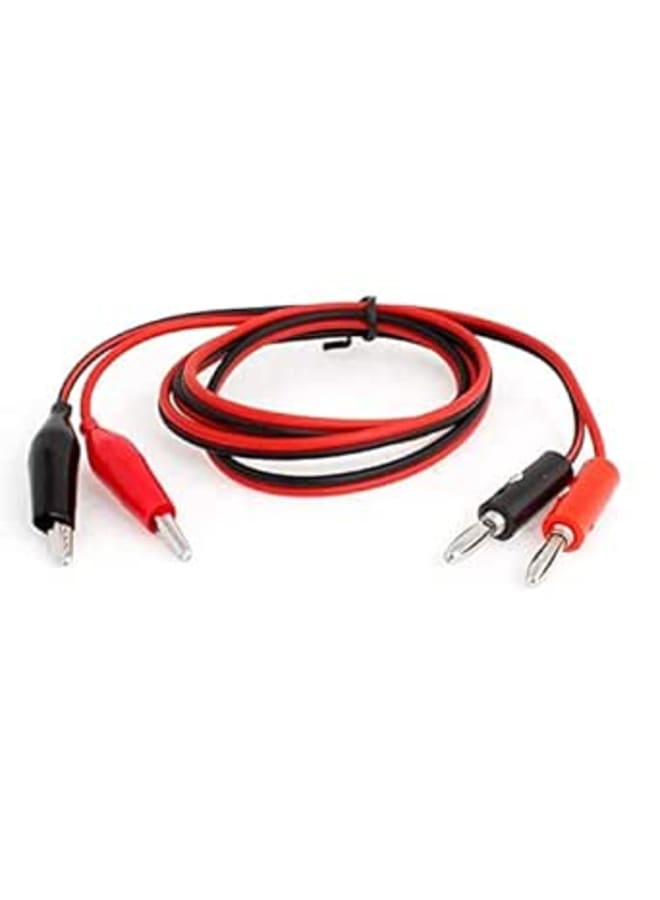 Digital Multimeter Alligator Clips to Banana Plug Test Lead Probe Cable Cord