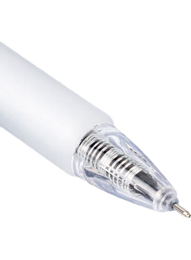 Deli Retractable Gel Pen, Student Signature Pen, Minimalist Minimalist Style, 0.35Mm Full Needle Tube, 12 Pens/Box, Dl-A122 - Image 1