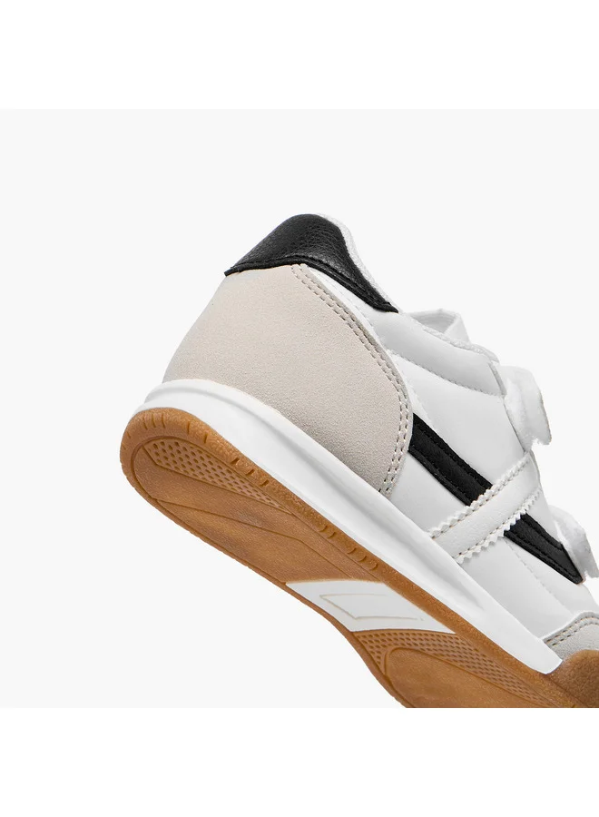 LBL by Shoexpress Boys Panelled Sneakers with Hook and Loop Closure