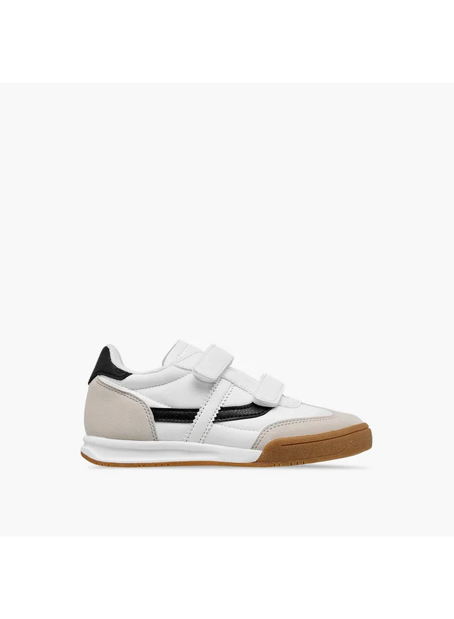 LBL by Shoexpress Boys Panelled Sneakers with Hook and Loop Closure