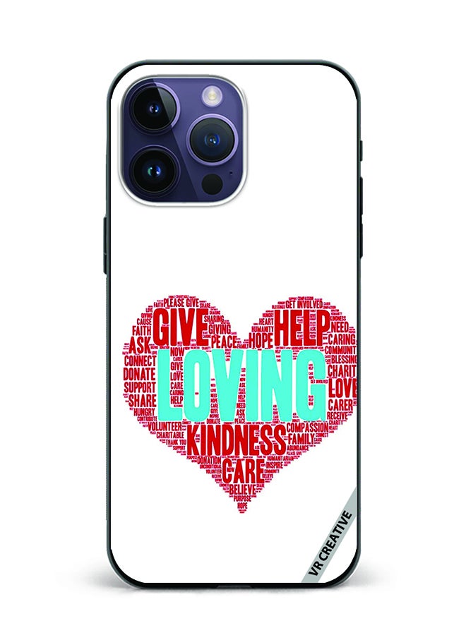 VR CREATIVE Protective Case Cover For Apple iPhone 15 Pro Max Love Design Multicolour - Image 1