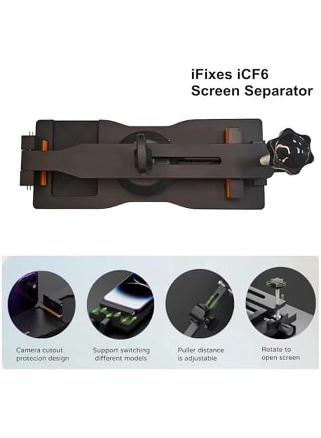 ICF6 فاصل شاشة الهاتف أداة فتح المشبك لإصلاح شاشة LCD للهواتف المحمولة أندرويد - Image 3