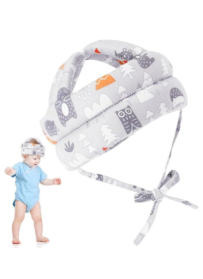 Generic Baby Headguard, Baby Safety Helmet, 1 PC Baby Safety Helmet, Made of Skin-Friendly Cotton, Lightweight Breathable for Children 6 Months to 5 Years Old  - Image 1