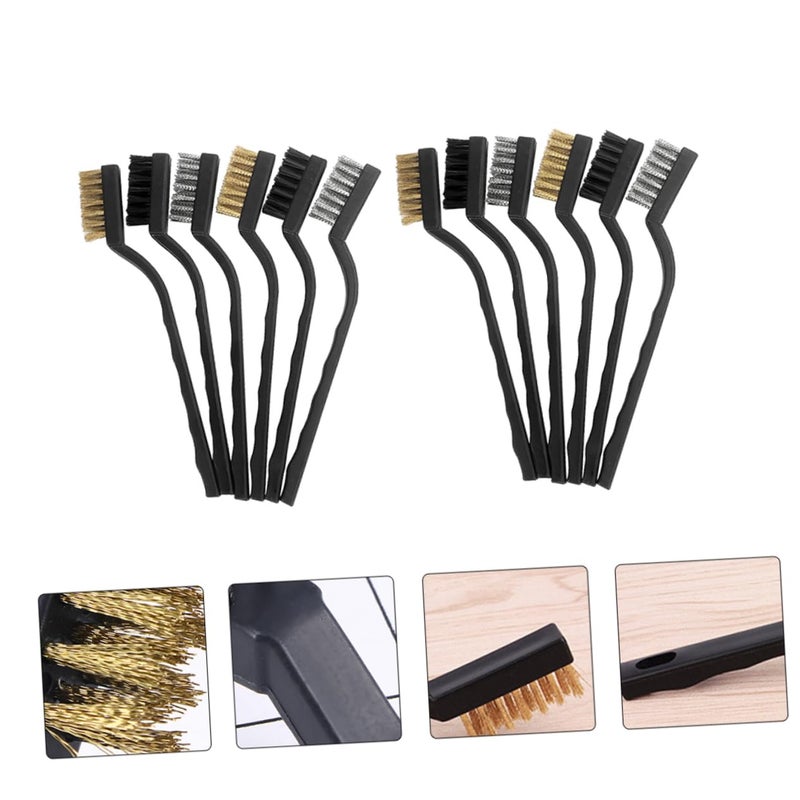 Multi-use qualified quality SOLUSTRE Practical Wire Brush Set 12pcs Scratch Wire Cleaning Brush for Bore Cleaning Single & bulk use compatible Multi-budget available picks Storage & transit friendly Carefully selected solid material Simple multi-feature universal build Trendy economical quality Multi-use detailed build Small apartment fit User tested optimized build Global upgraded practical design Multi-source stock guarantee Standard fit Globally popular elegant design Comfort grip Budget friendly premium quality All-item matching trendy build Globally engineered build Balanced structure Periodic stock arrangement All user affordable trusted quality Light durable upgraded substance Rack sorted local inventory Climate adapted delivery plan All region coverage - Image 3