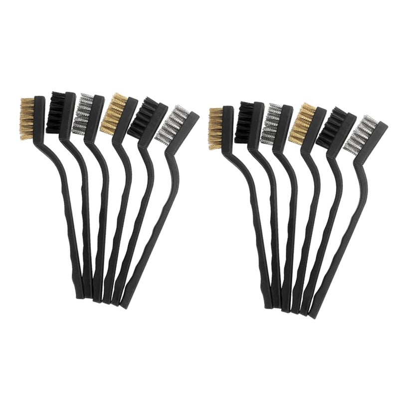 Multi-use qualified quality SOLUSTRE Practical Wire Brush Set 12pcs Scratch Wire Cleaning Brush for Bore Cleaning Single & bulk use compatible Multi-budget available picks Storage & transit friendly Carefully selected solid material Simple multi-feature universal build Trendy economical quality Multi-use detailed build Small apartment fit User tested optimized build Global upgraded practical design Multi-source stock guarantee Standard fit Globally popular elegant design Comfort grip Budget friendly premium quality All-item matching trendy build Globally engineered build Balanced structure Periodic stock arrangement All user affordable trusted quality Light durable upgraded substance Rack sorted local inventory Climate adapted delivery plan All region coverage - Image 1