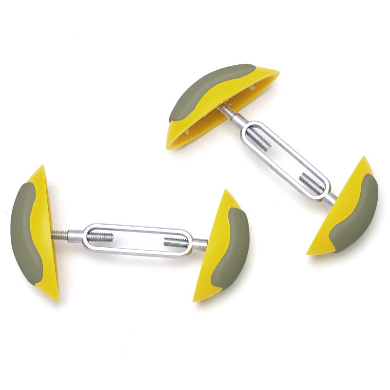 kupnos 1Pair Mini Shoe Stretchers Women Wide Feet NonSlip Shoe Widener Expander Shaper Trees for Women Men Adjustable Yellow