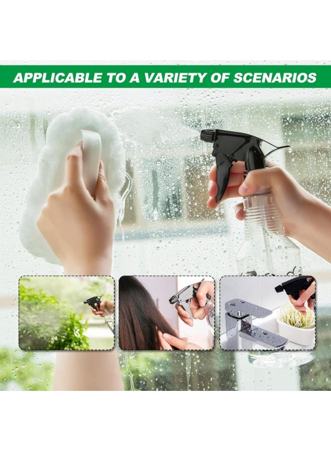 Hair Spray Bottle 500ml – Refillable Fine Mist Trigger Sprayer for Hair Styling, Barber Use, Cleaning & Plants – Clear Empty Water Bottle (1 Pack) - Image 2