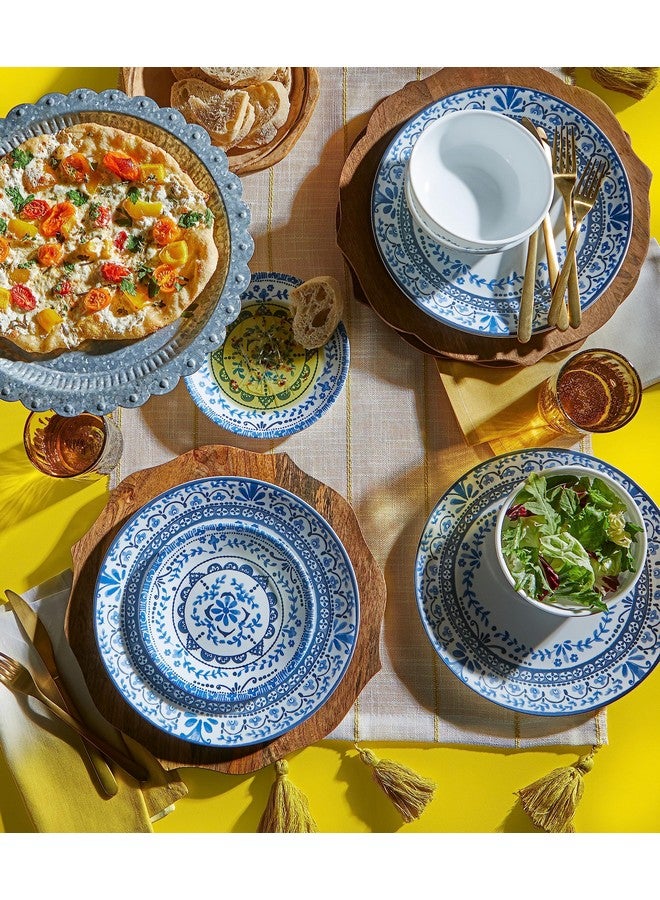 كوريل طقم أطباق عشاء كوريل فيتريل، 6 قطع، مصنوع من زجاج ثلاثي الطبقات مقاوم للكسر، أطباق دائرية خفيفة الوزن، بورتوفينو - Image 4