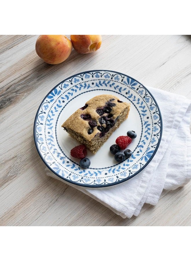 كوريل طقم أطباق عشاء كوريل فيتريل، 6 قطع، مصنوع من زجاج ثلاثي الطبقات مقاوم للكسر، أطباق دائرية خفيفة الوزن، بورتوفينو - Image 3