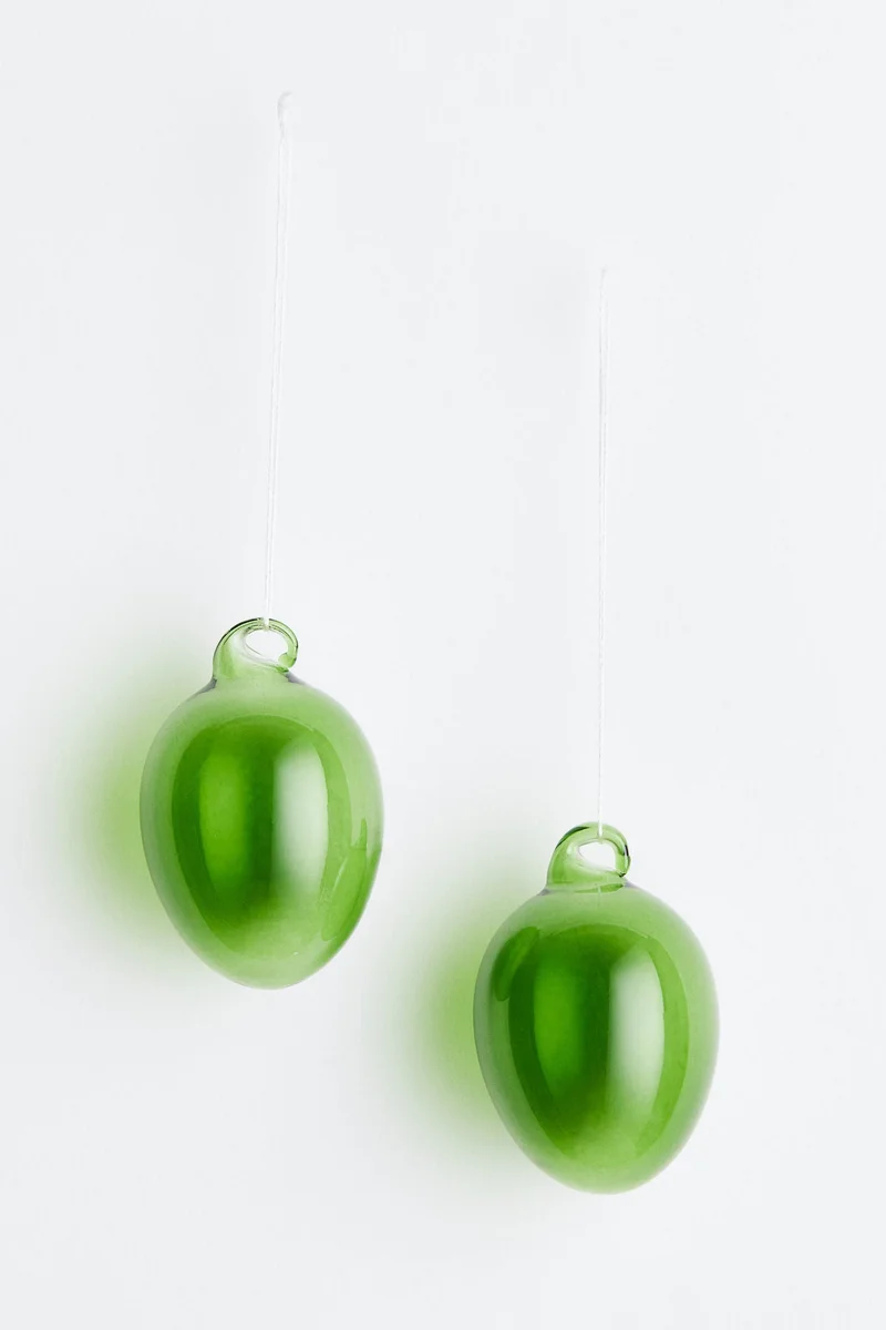 H&M Glass Easter Decoration