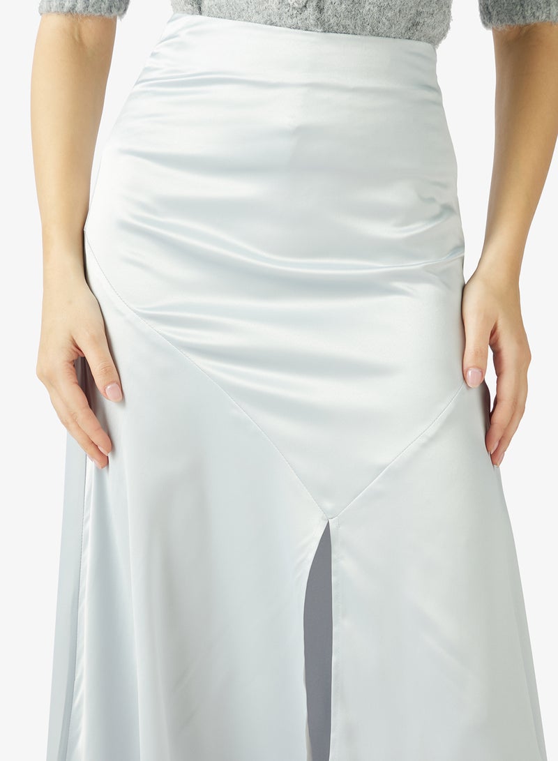ELLA A-line Skirt With Slit - Image 4