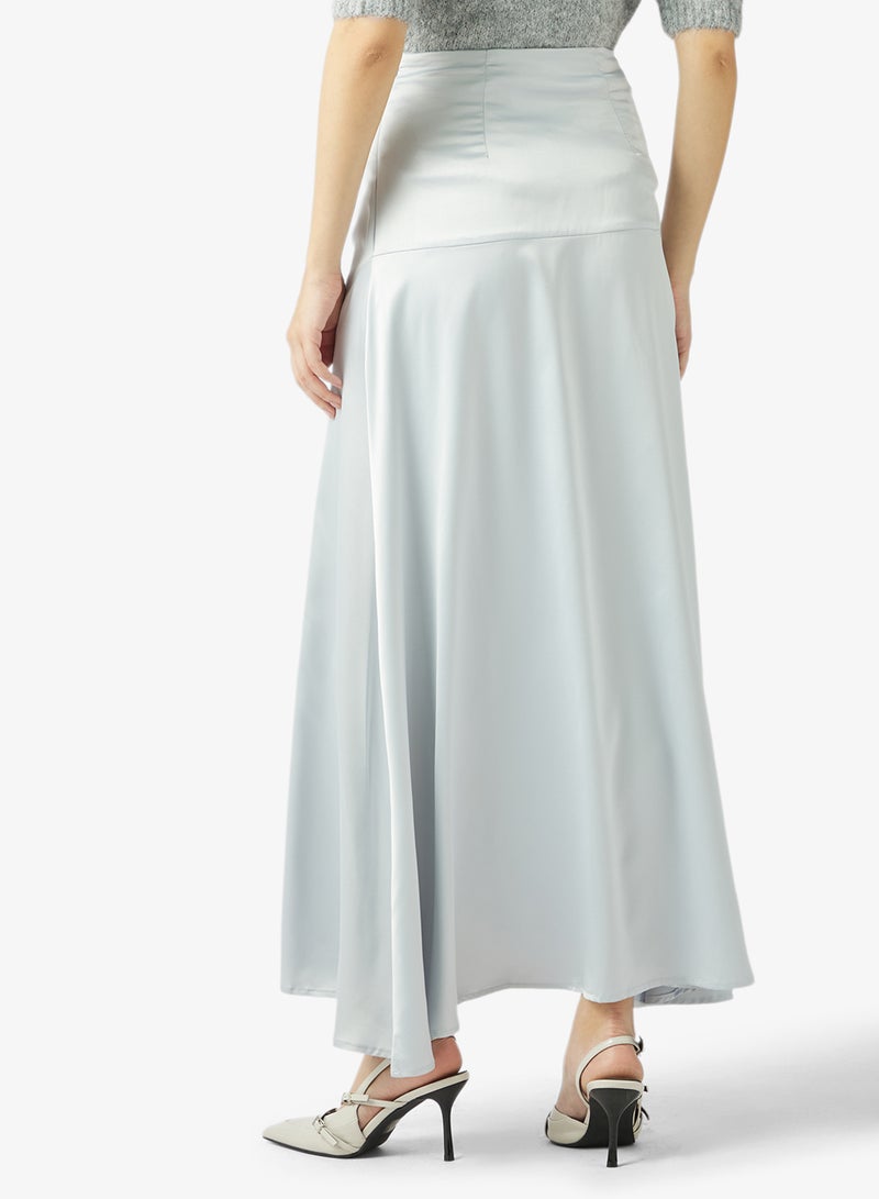 ELLA A-line Skirt With Slit - Image 3