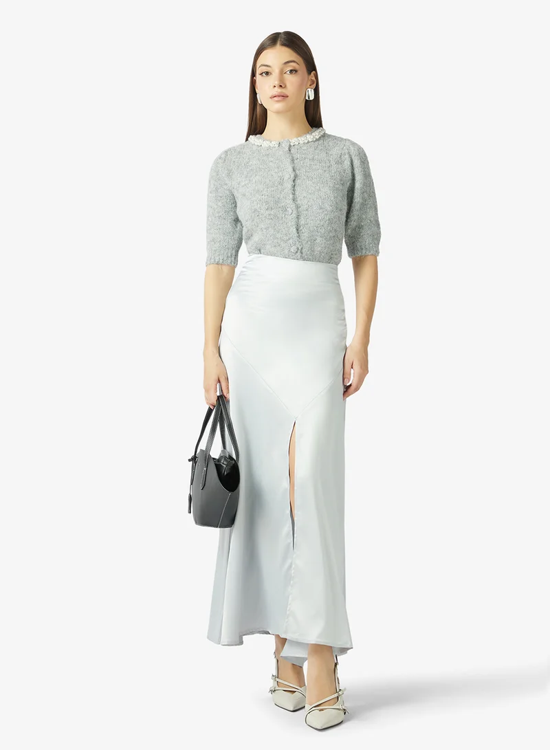 ELLA A-line Skirt With Slit