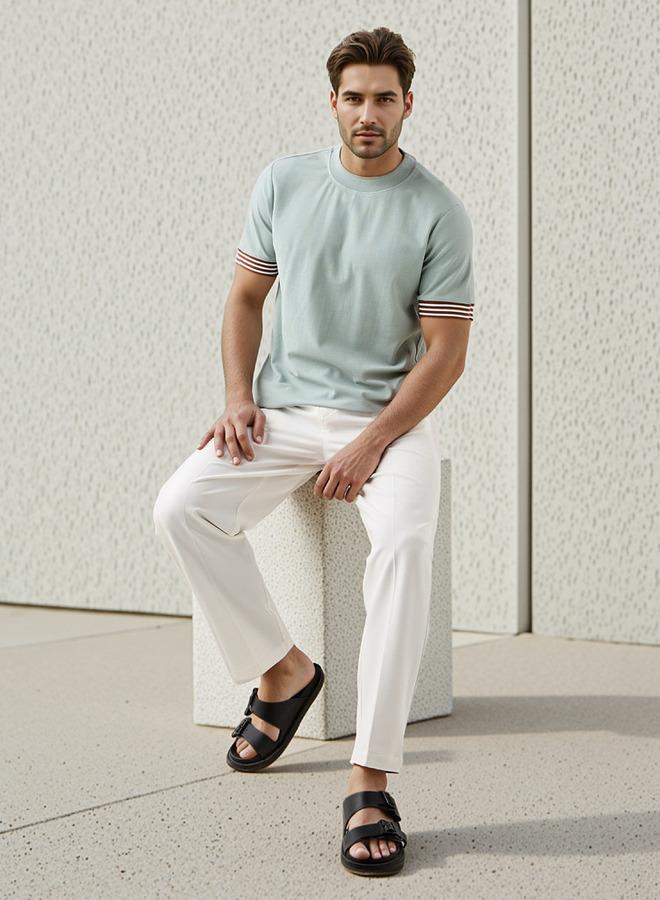 سبلاش فيڤ تيشيرت بياقة مستديرة وتفاصيل مميزة - Image 2