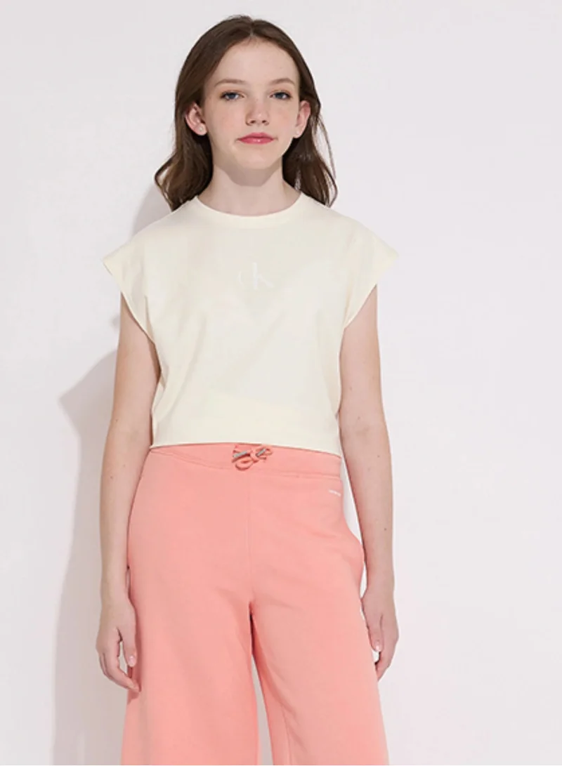 Calvin Klein Jeans Children's T-shirt with mini sleeves