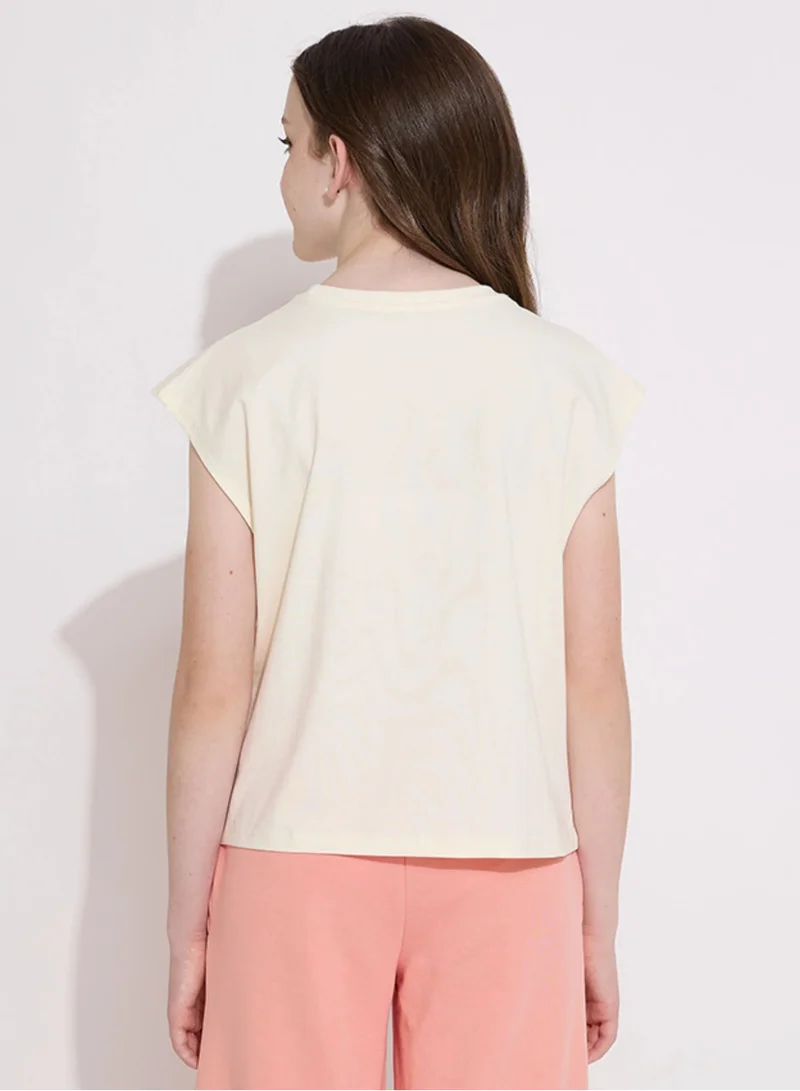 Calvin Klein Jeans Children's T-shirt with mini sleeves