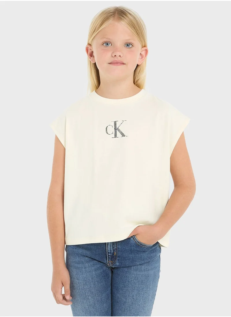 Calvin Klein Jeans Youth Logo Tank Top