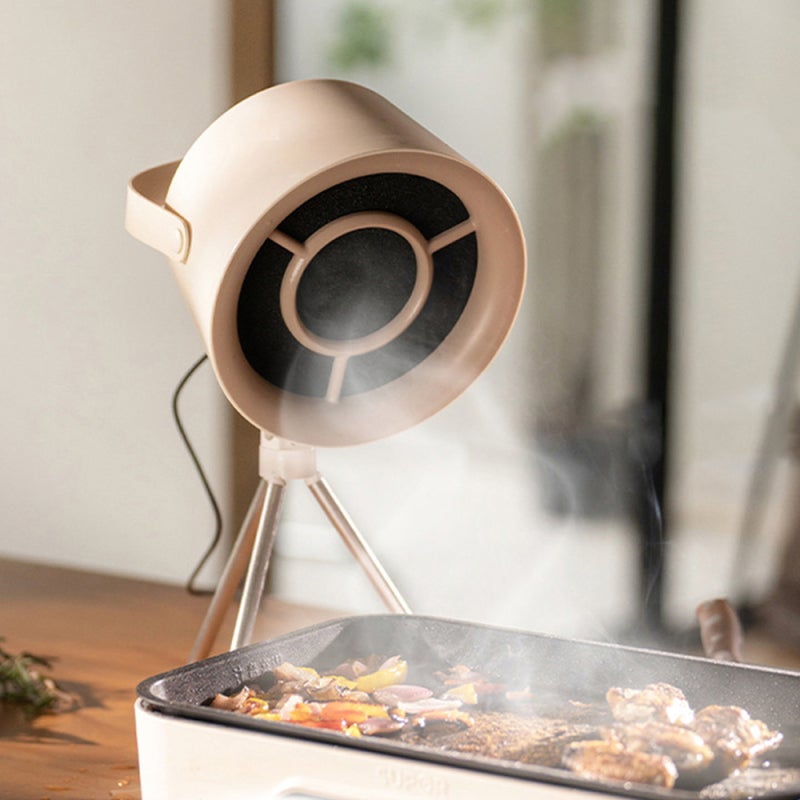 Desktop Cooker Hood, Portable Cooker Hood for Cooking with 3 Speeds, Small Exhaust Fan for Kitchen, Indoor BBQ, Hot Pot - Image 5