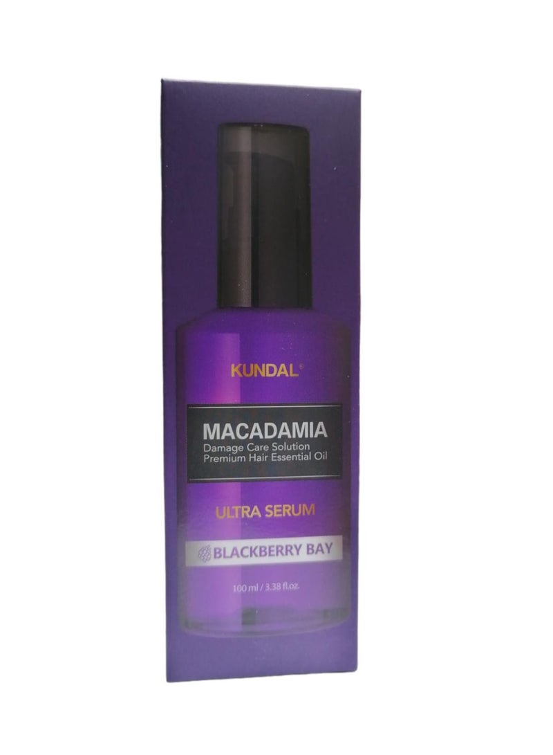 KUNDAL Macadamia BlackBerry Bay Ultra Serum 100 ml - Image 1