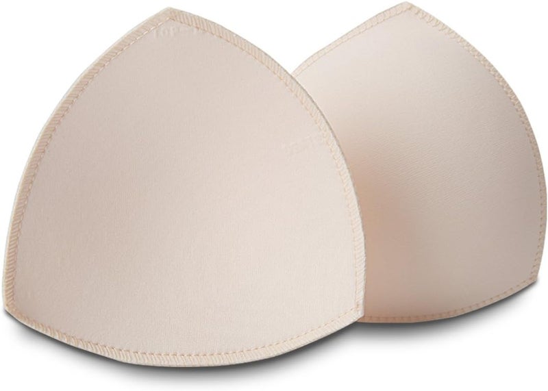 SERMICLE Bra Inserts 4 Pairs, Bra Pads Sewed Stitched Removable for Sports Bra B/C,C/D & D/E Cup Optional - Image 2