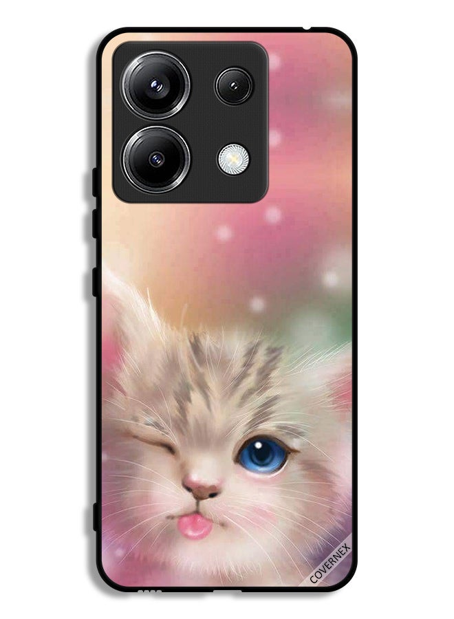Covernex Xiaomi Poco X6 5G Protective Case Cover Cute Cat - Image 1