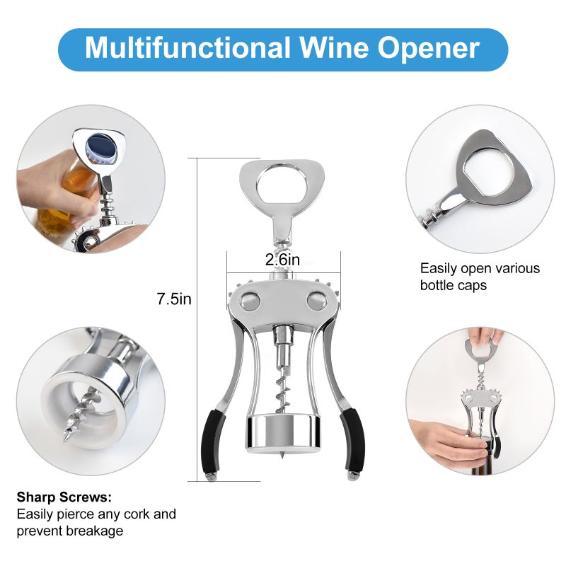 Blaithom Ice Buckets for Parties 2 Packs,Ice Bucket with Scoops&Metal Wine Bottle Opener,Clear Acrylic Ice Champagne Buckets Tub for Parties,Mimosa Bar Supplies,Beer,Beverage&Drinks 5.5L (16.53 x 7.3 x 6.8in) - Image 5