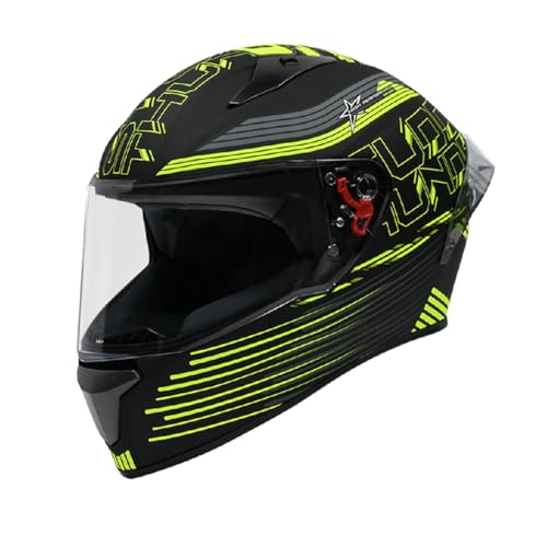 Studds Thunder D11 Isi and Dot Certified Full Face Motorcycling Helmet for Men and Women with Clear Visor - Image 1