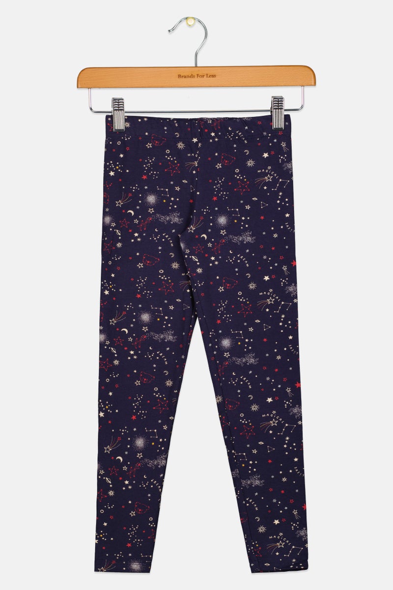 Hamleys Kids Girl Allover Print Leggings, Multicolor - Image 2