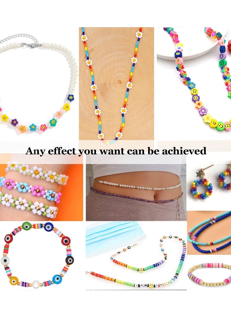 Mountain Gems - Craft Beads Assorted Kit with Organizer Box for DIY Bracelets, Jewelry Making - Image 1