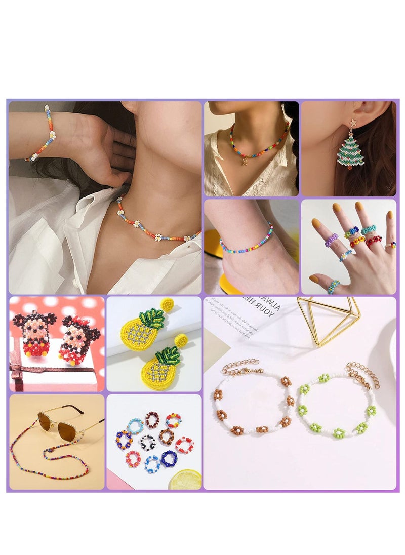 Mountain Gems - Craft Beads Assorted Kit with Organizer Box for DIY Bracelets, Jewelry Making - Image 1
